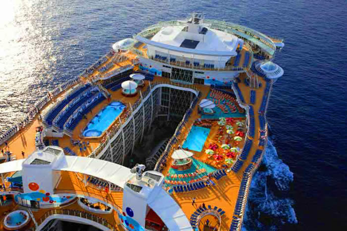royal caribbean swimming pools
