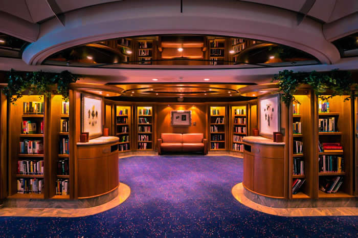 library_card_room_royal_caribbean_cruises